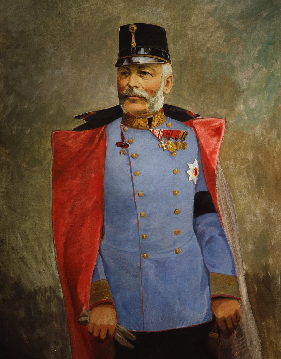 Arcivévoda Friedrich, vévoda těšínský, kolem roku 1916 (olej na plátně) od Vienna Nedomansky Studio