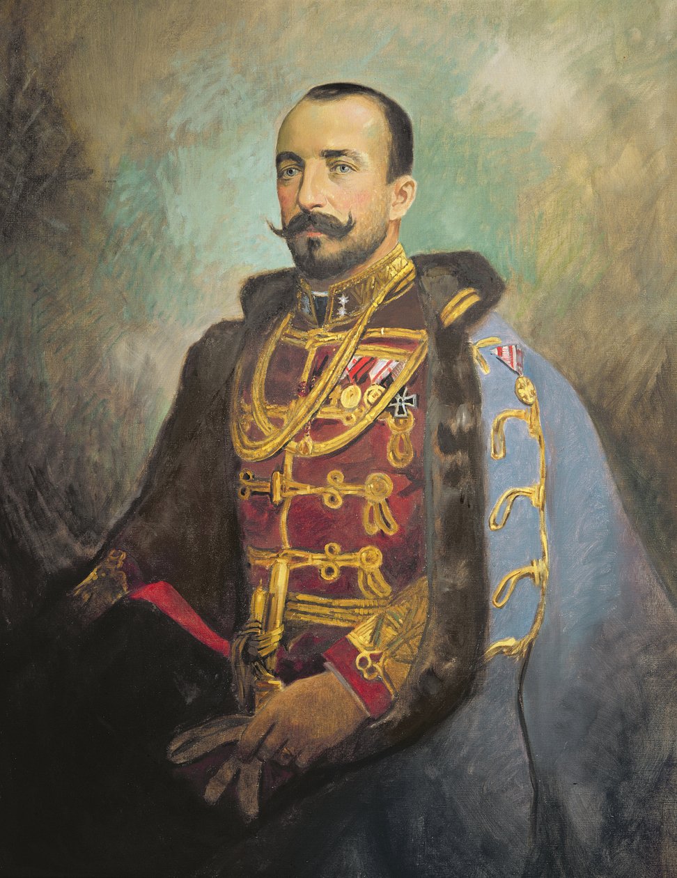 Arcivévoda Josef August Rakouský, kolem roku 1916 (olej na plátně) od Vienna Nedomansky Studio