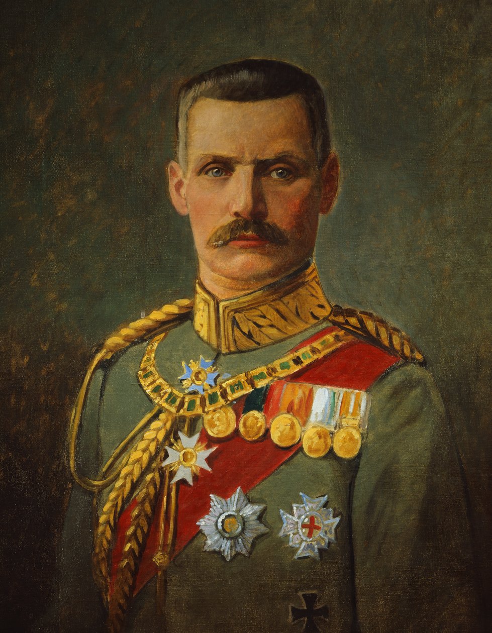 Korunní princ Rupprecht Bavorský, kolem roku 1916 (olej na plátně) od Vienna Nedomansky Studio