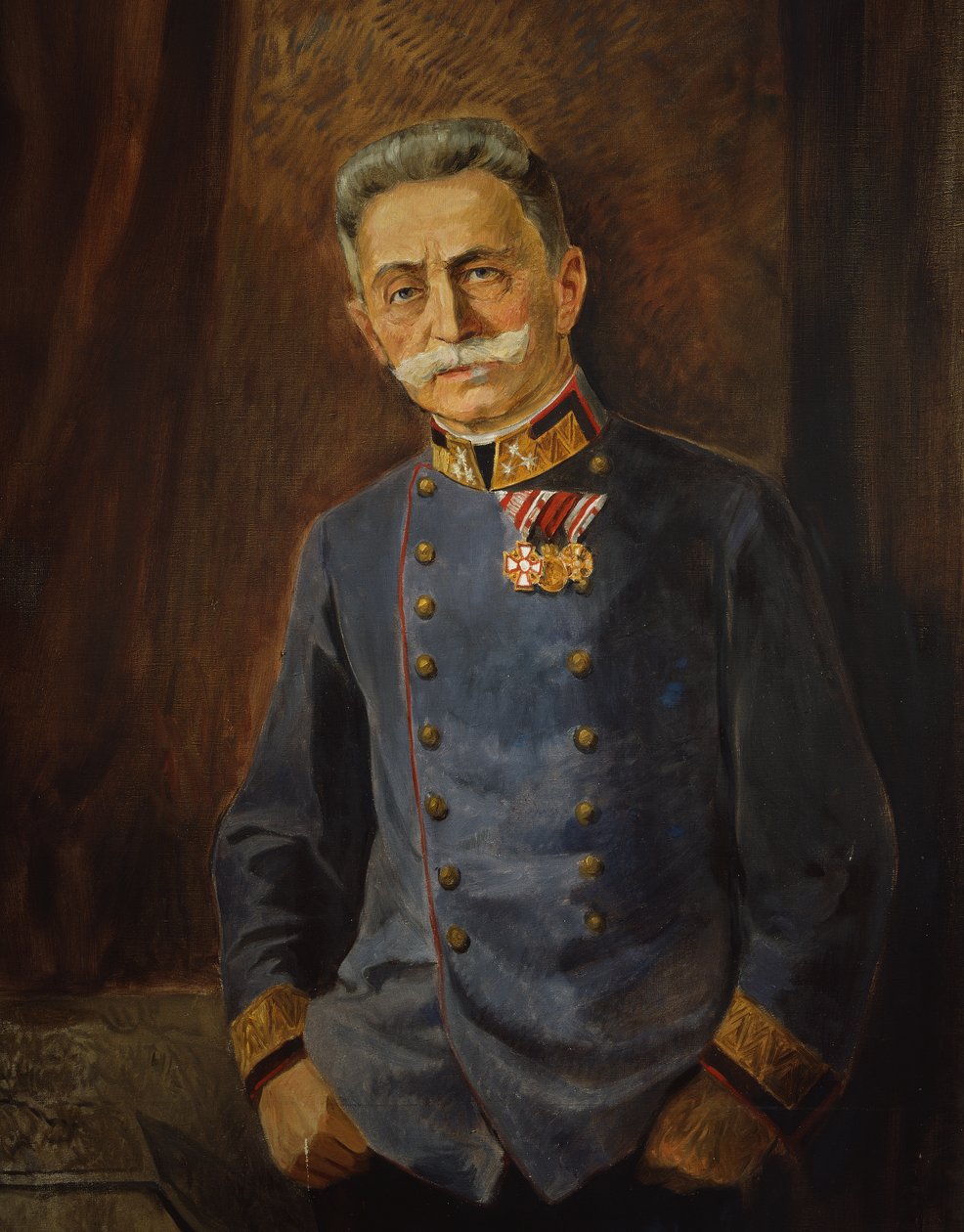 Generál Franz Graf Conrad von Hotzendorf, kolem roku 1916 (olej na plátně) od Vienna Nedomansky Studio