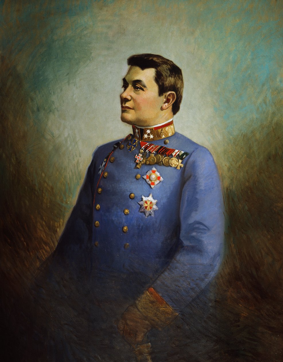 Generál Hermann Baron Kovess von Kovesshaza, c.1916 (olej na plátně) od Vienna Nedomansky Studio
