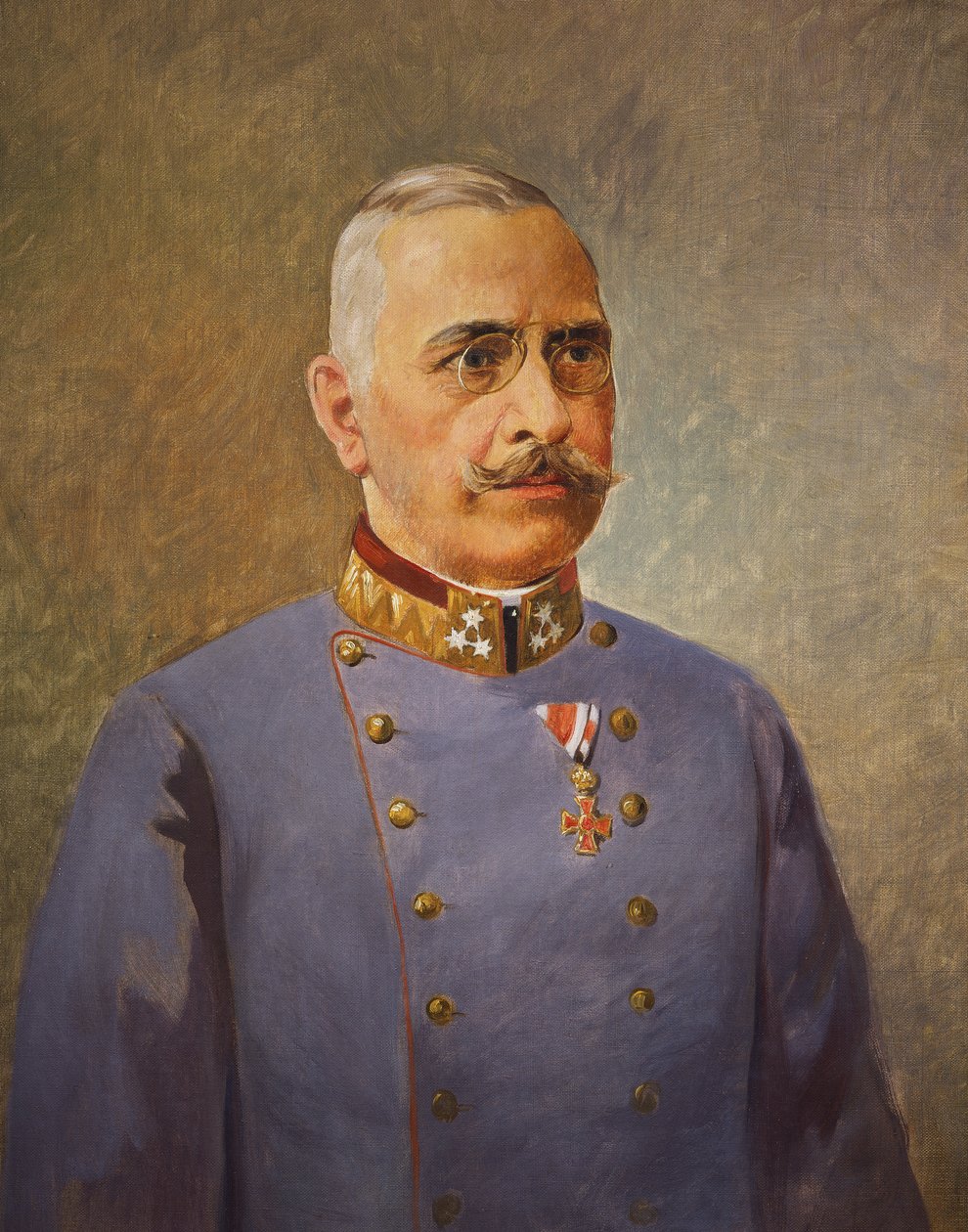 Generál Viktor Dankl von Krasnik, kolem roku 1916 (olej na plátně) od Vienna Nedomansky Studio