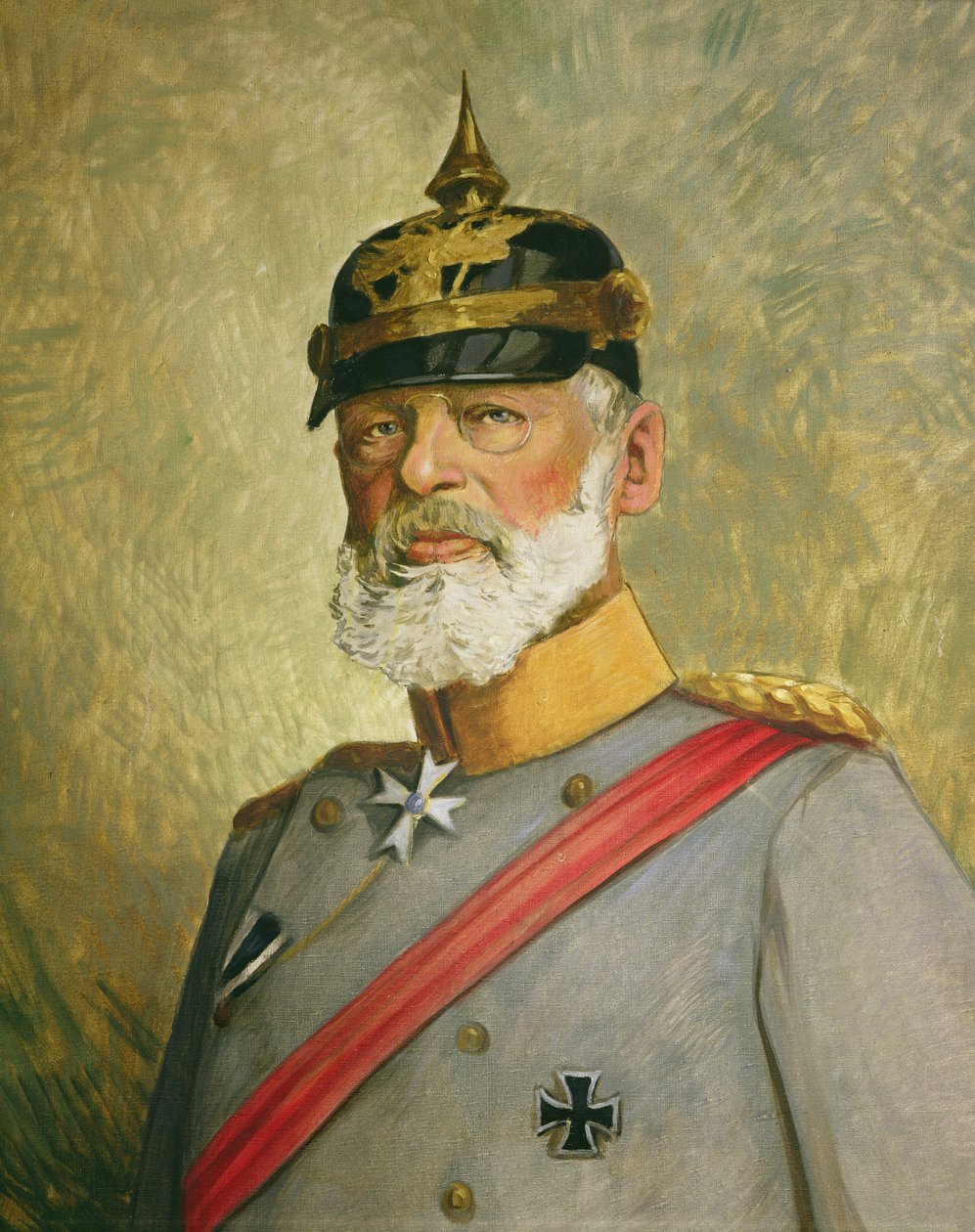 Princ Leopold Bavorský, kolem roku 1916 (olej na plátně) od Vienna Nedomansky Studio
