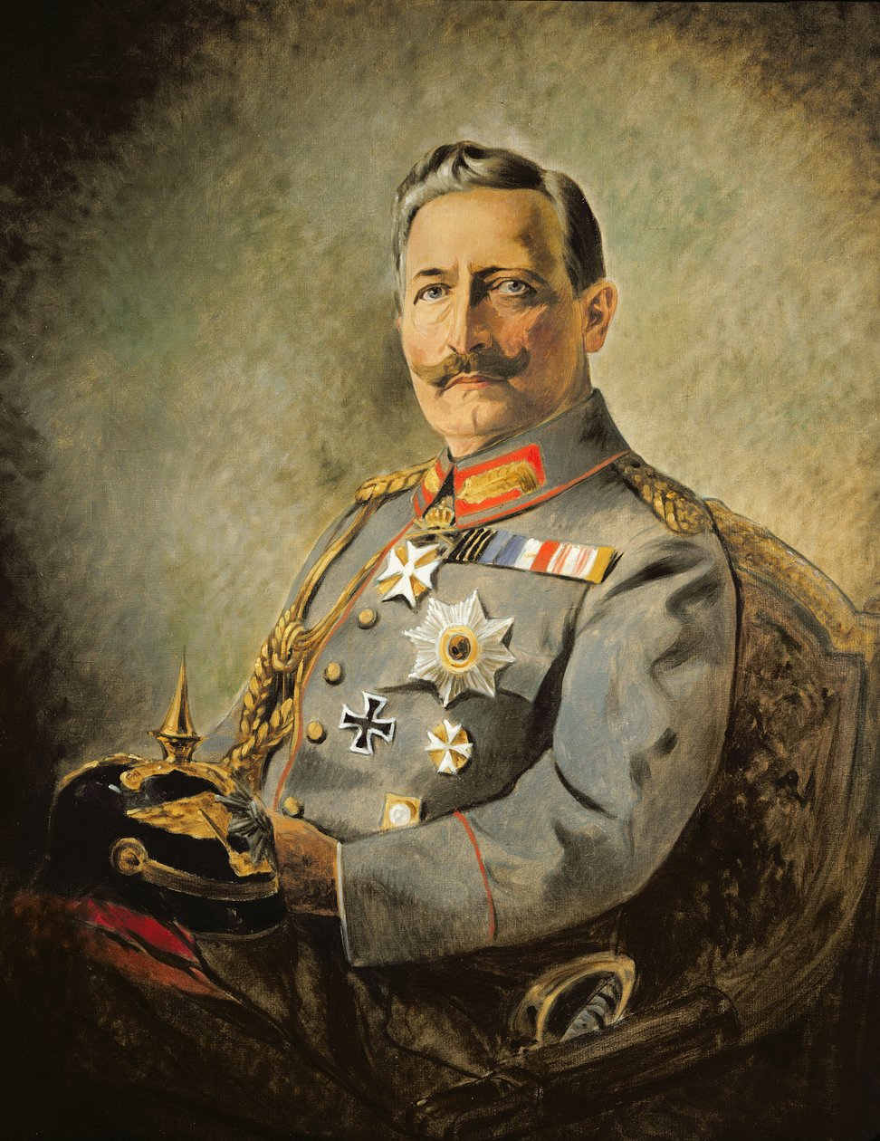 Wilhelm II, německý císař, kolem roku 1916 (olej na plátně) od Vienna Nedomansky Studio