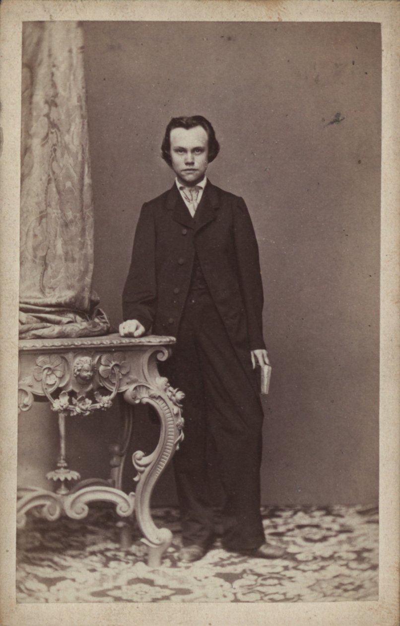 Portrét skladatele Antona Rubinsteina 1829-1894. od Vienna . Photo studio Franz Schultz