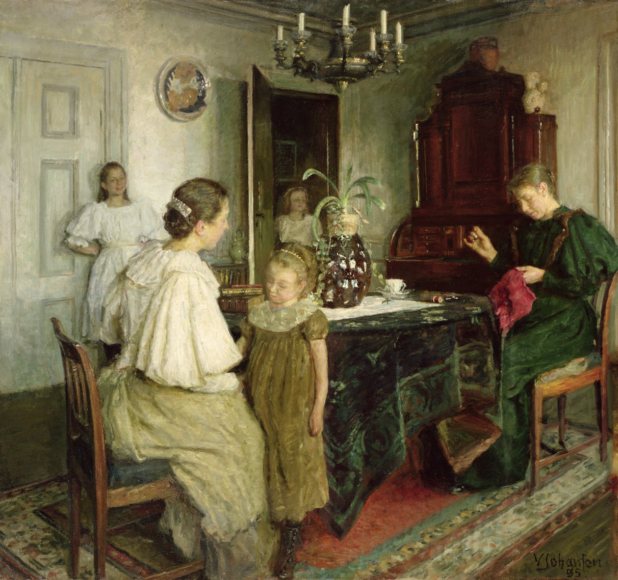 The Family of the Artist, 1895 od Viggo Johansen
