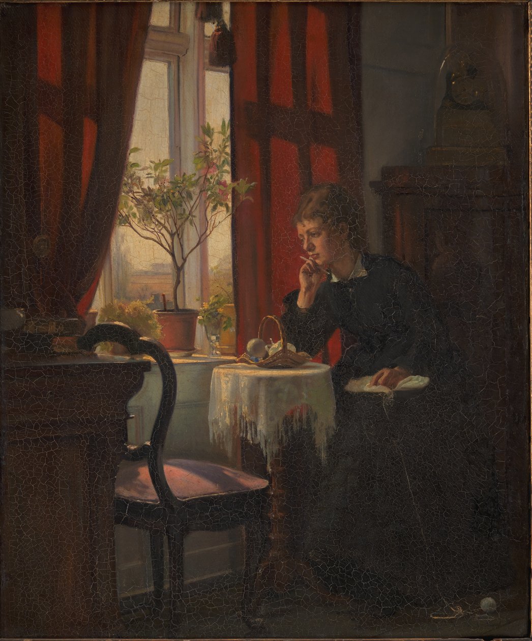 Helga Johansen, umělcova sestra od Viggo Johansen