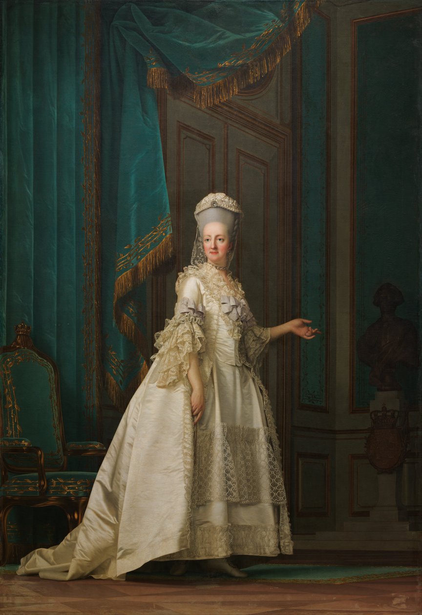 Vdova královny Juliane Marie od Vigilius Eriksen