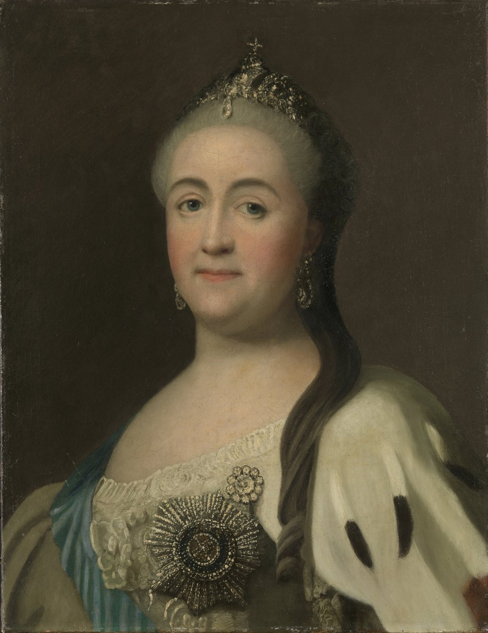 Portrét císařovny Kateřiny II 1729-1796. od Vigilius Erichsen