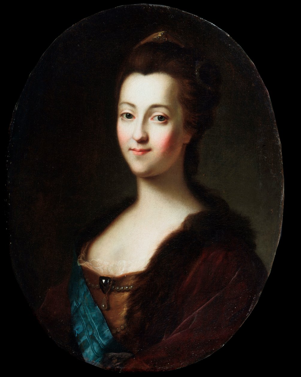 Portrét císařovny Kateřiny II., 18. století od Vigilius Erichsen