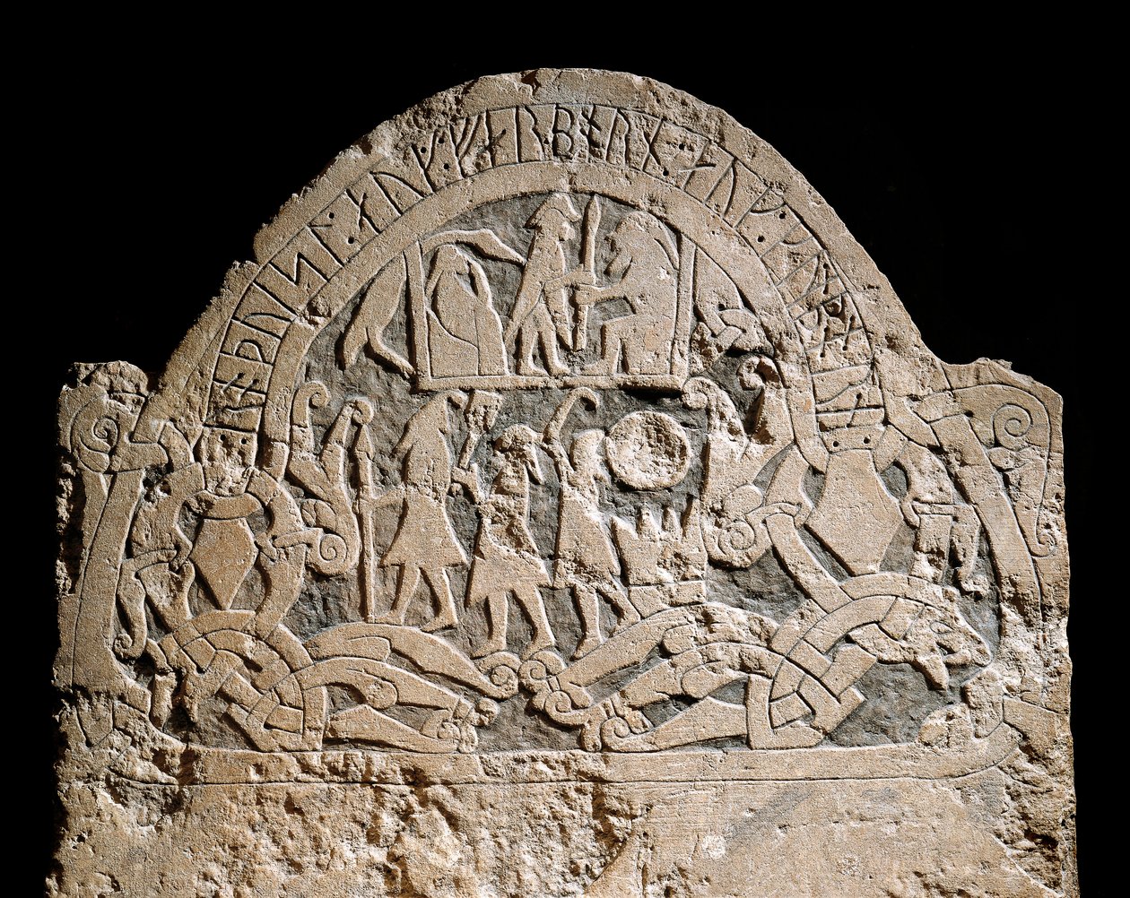 Vikingský pohřební kámen Sanda od Viking