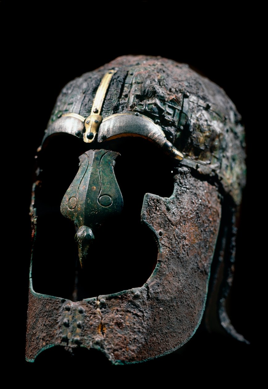 Předvikingské umění: Válečnická helma, 6.–9. století Éra migrace od Viking Viking