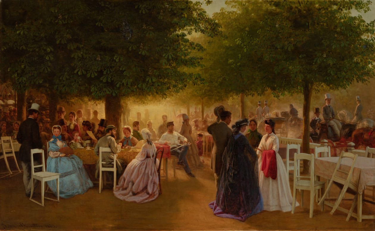 Čtvrtek ve Stromovce, 1865 od Viktor Barvitius