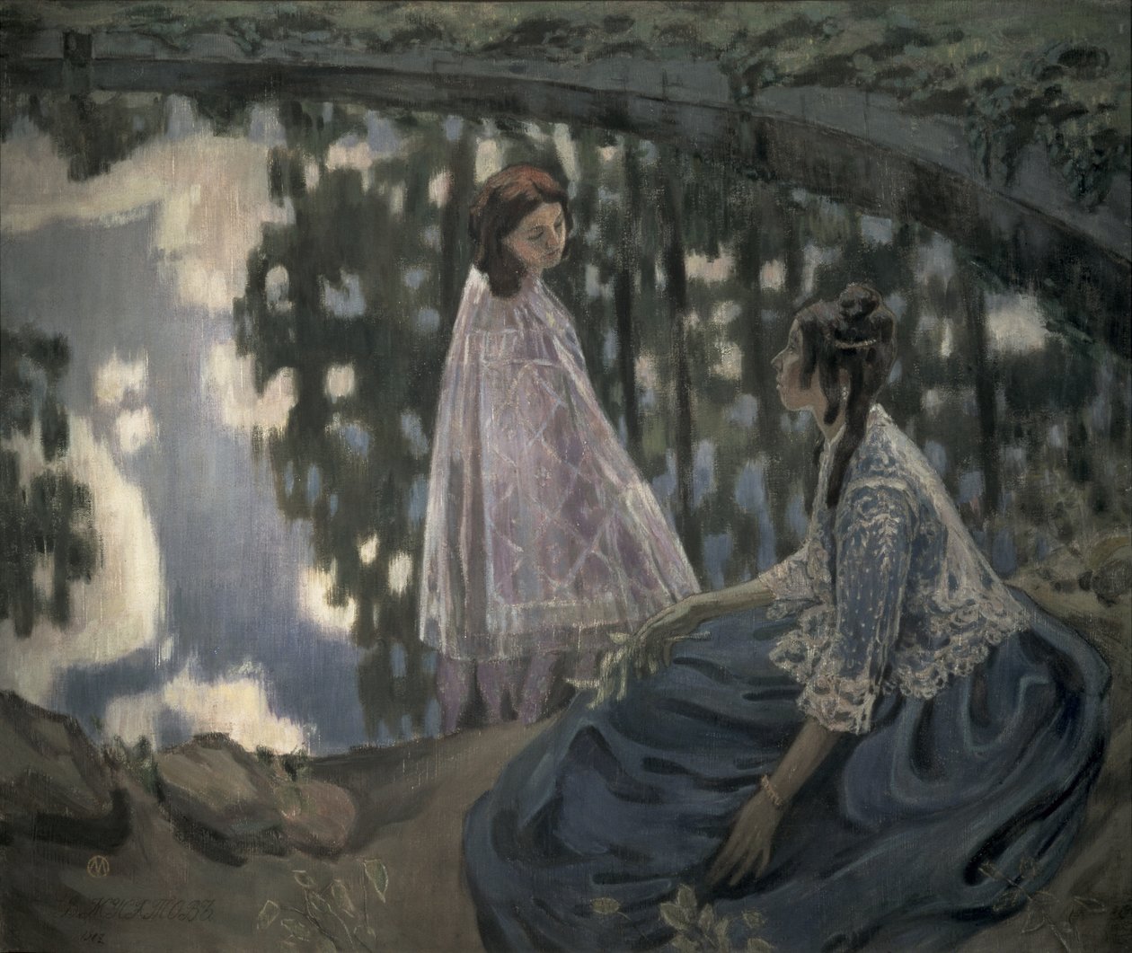 Rybník, 1902 od Viktor Elpidiforovich Borisov Musatov