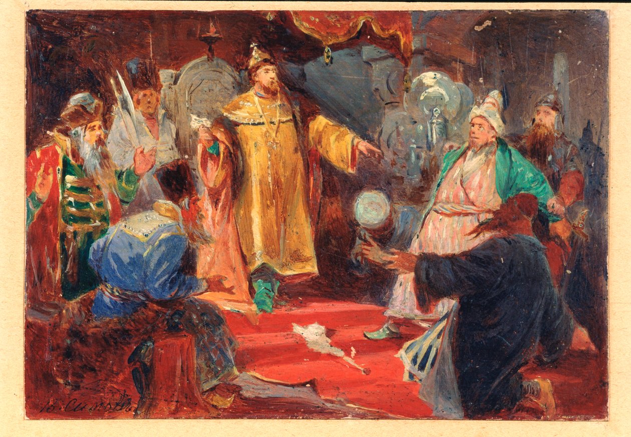 Car Ivan III (dit The Great od Viktor Andreyevich Simov