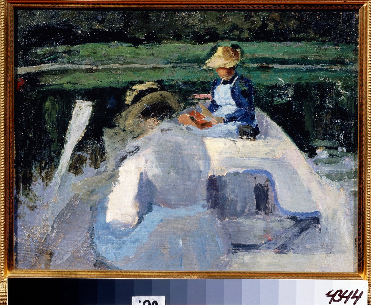 "Dance la baryaue" Peinture de Victor (druhý) Elpidiforovič Borisov-Musatov (Borisov Musatov) (1870-1905) 1892 Státní muzeum umění A. Radishcheva, Saratov od Viktor Elpidiforovich Borisov Musatov