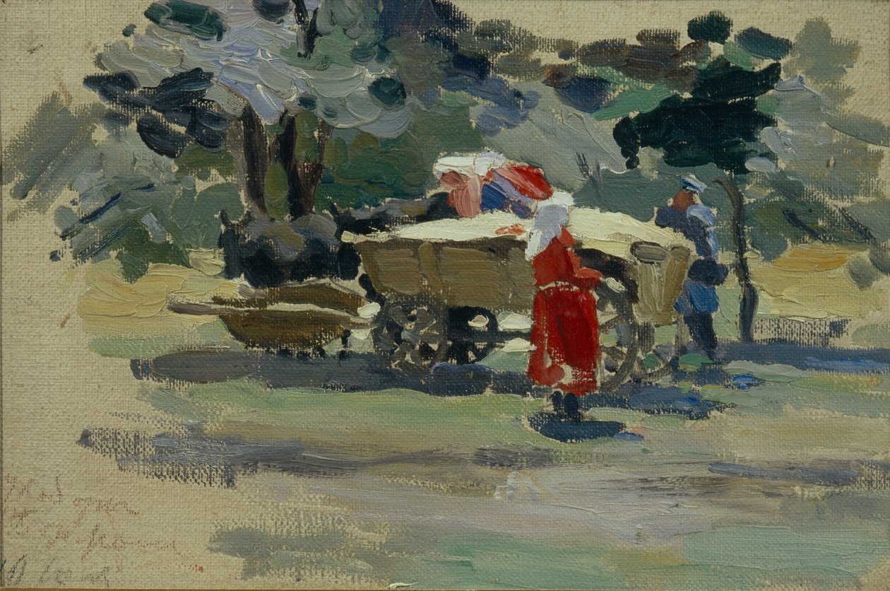 Doukhobors v Borjomi, 1895 od Viktor Elpidiforovich Borisov Musatov