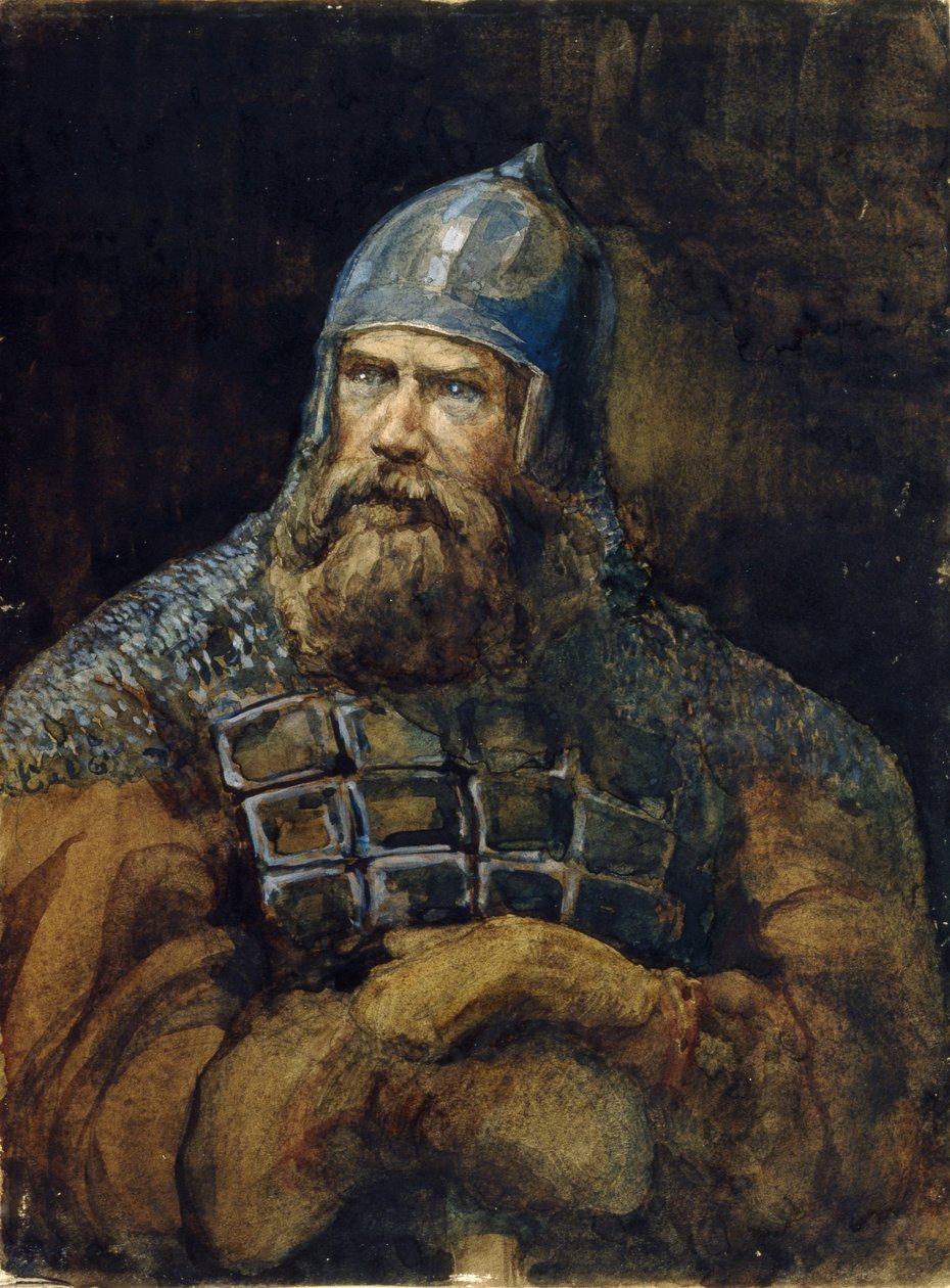 Rytíř od Viktor Mikhaylovich Vasnetsov