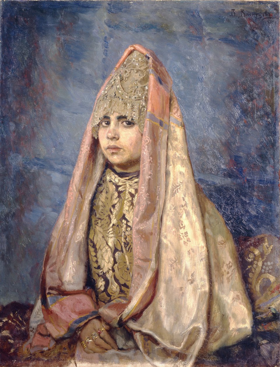 Boyarsova manželka, 1884 od Viktor Mikhaylovich Vasnetsov