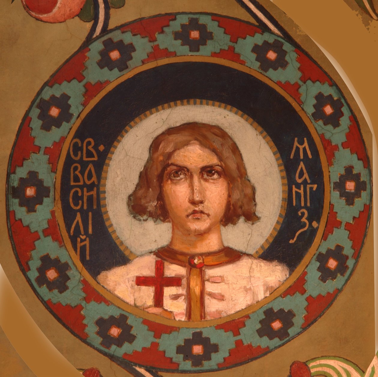 Svatý Basil z Mangazeya, 1885-1896 od Viktor Mikhaylovich Vasnetsov