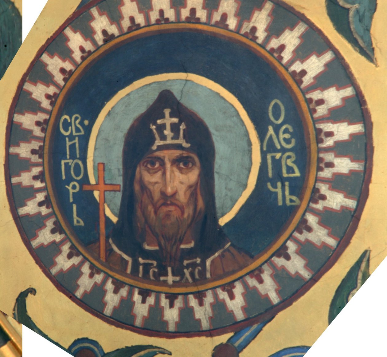 Svatý velkokníže Igor II Olgovič z Kyjeva, 1885-1896 od Viktor Mikhaylovich Vasnetsov