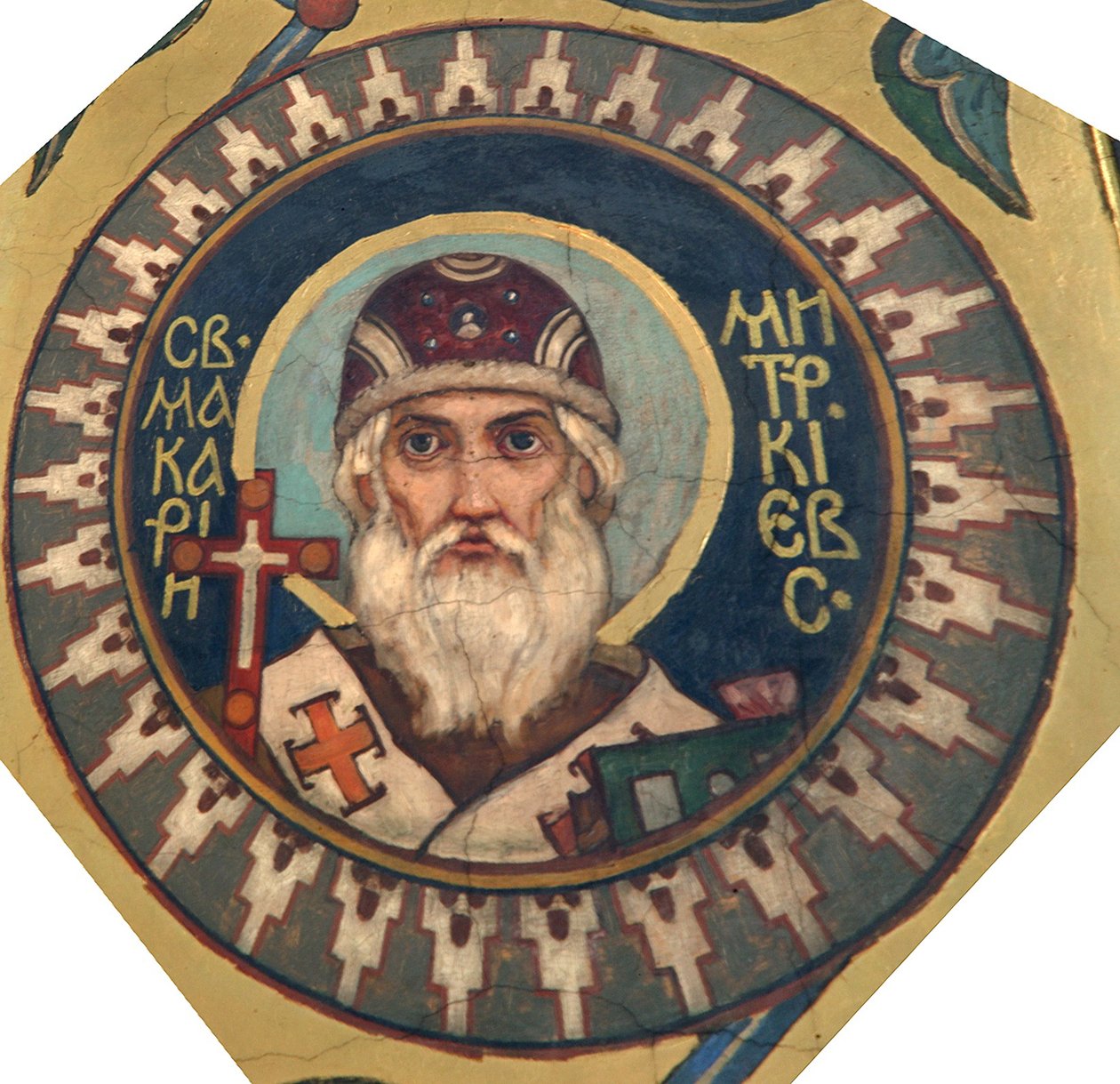 Svatý Makarius, metropolita Kyjeva, 1885-1896 od Viktor Mikhaylovich Vasnetsov
