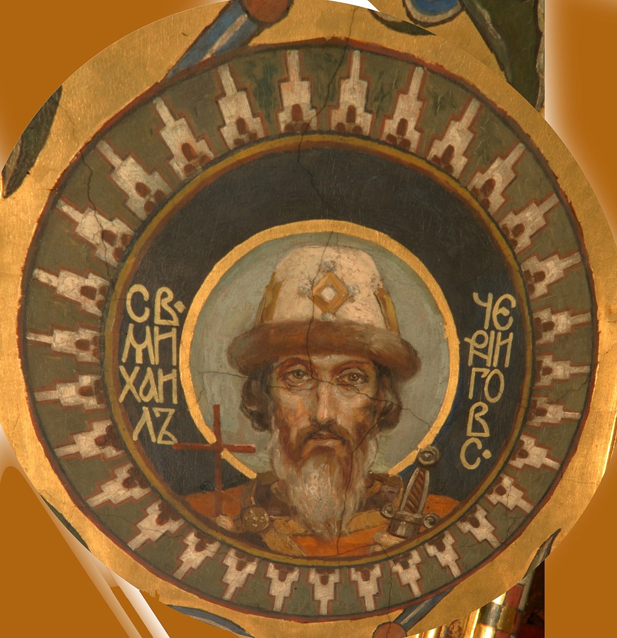 Svatý princ Michael z Černigova, 1885-1896 od Viktor Mikhaylovich Vasnetsov