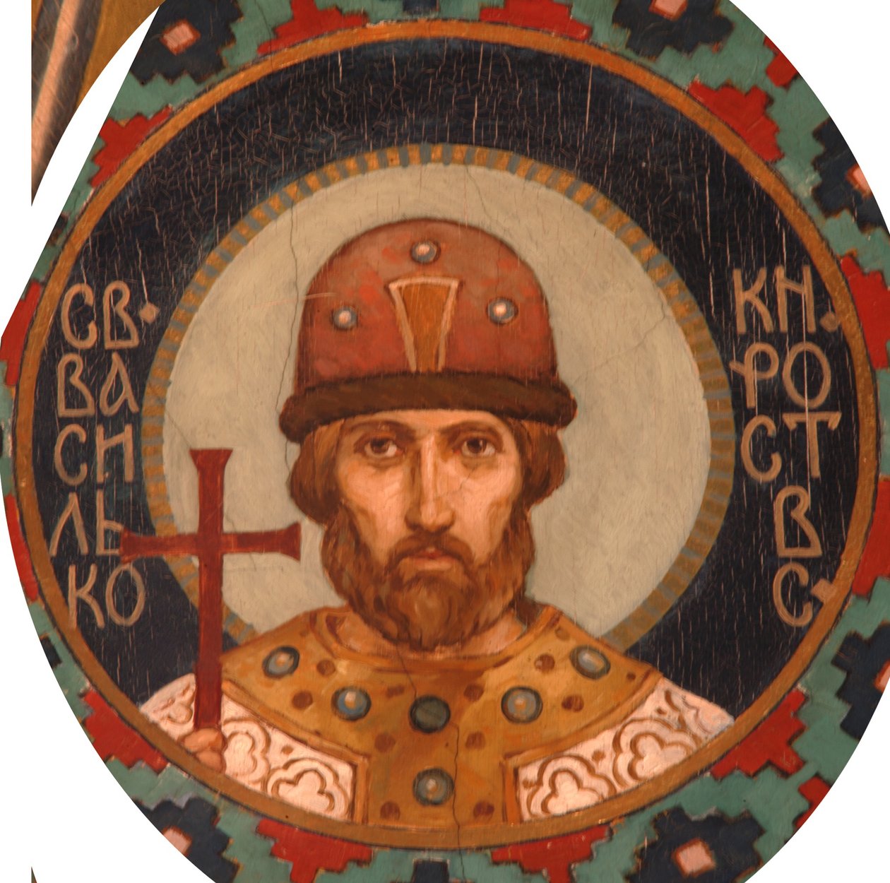 Svatý princ Vasilko Konstantinovič z Rostova, 1885-1896 od Viktor Mikhaylovich Vasnetsov