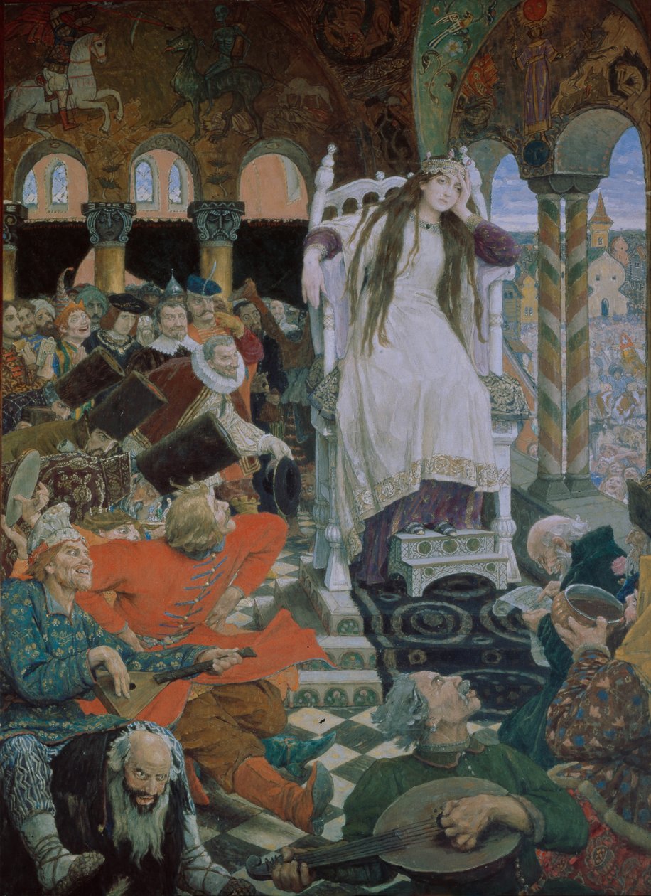 Princezna, která se nikdy neusmála Nesmeyana, 1914-1916 od Viktor Mikhaylovich Vasnetsov