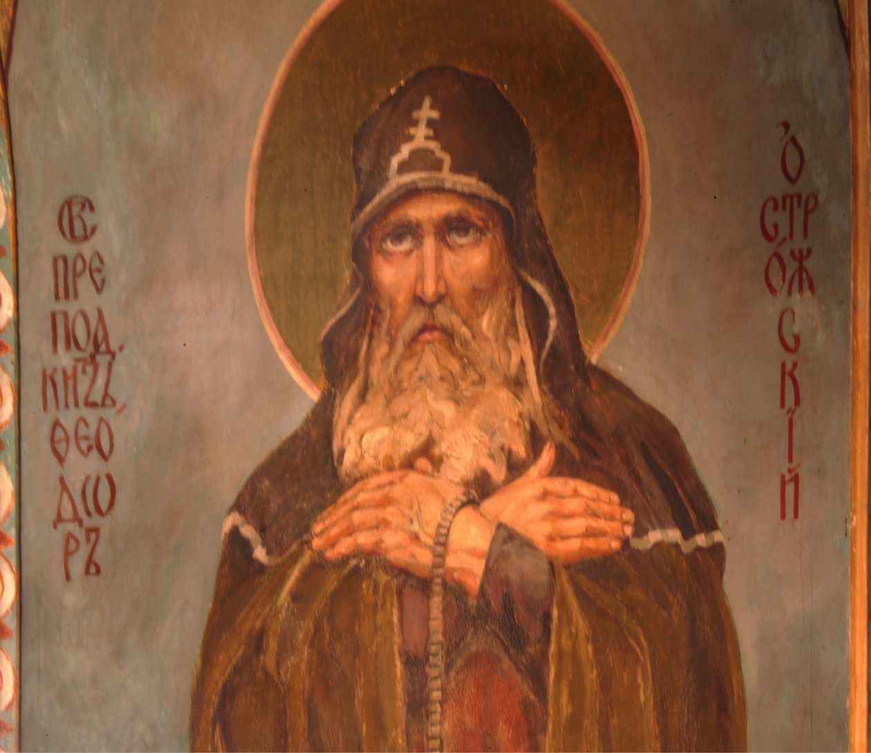 Ctihodný Theodore, princ z Ostrogu, Divotvorce kyjevských jeskyní, 1885-1896 od Viktor Mikhaylovich Vasnetsov