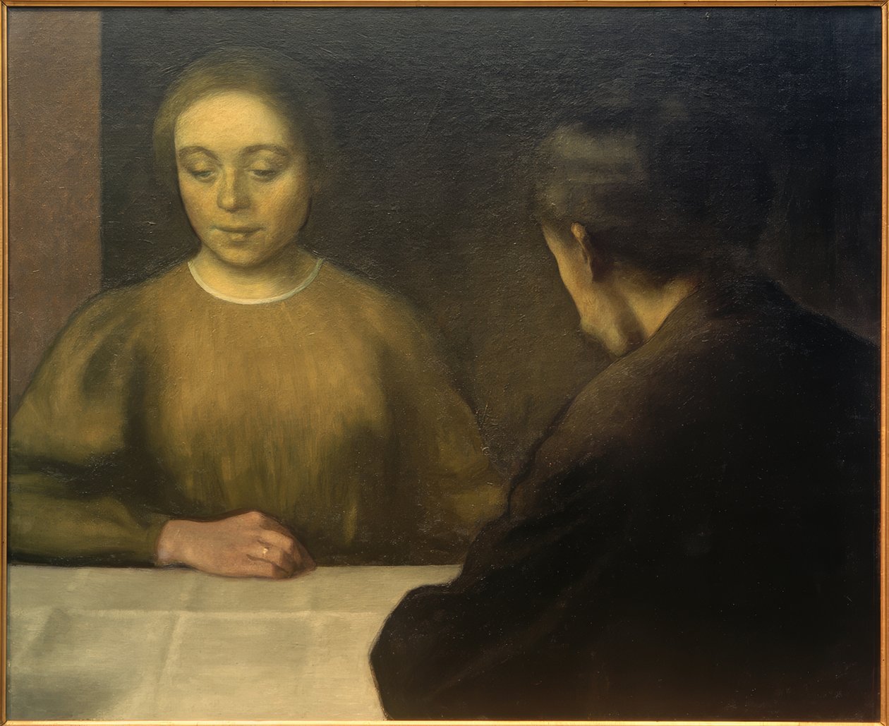 Pár Hammershöi od Vilhelm Hammershoi
