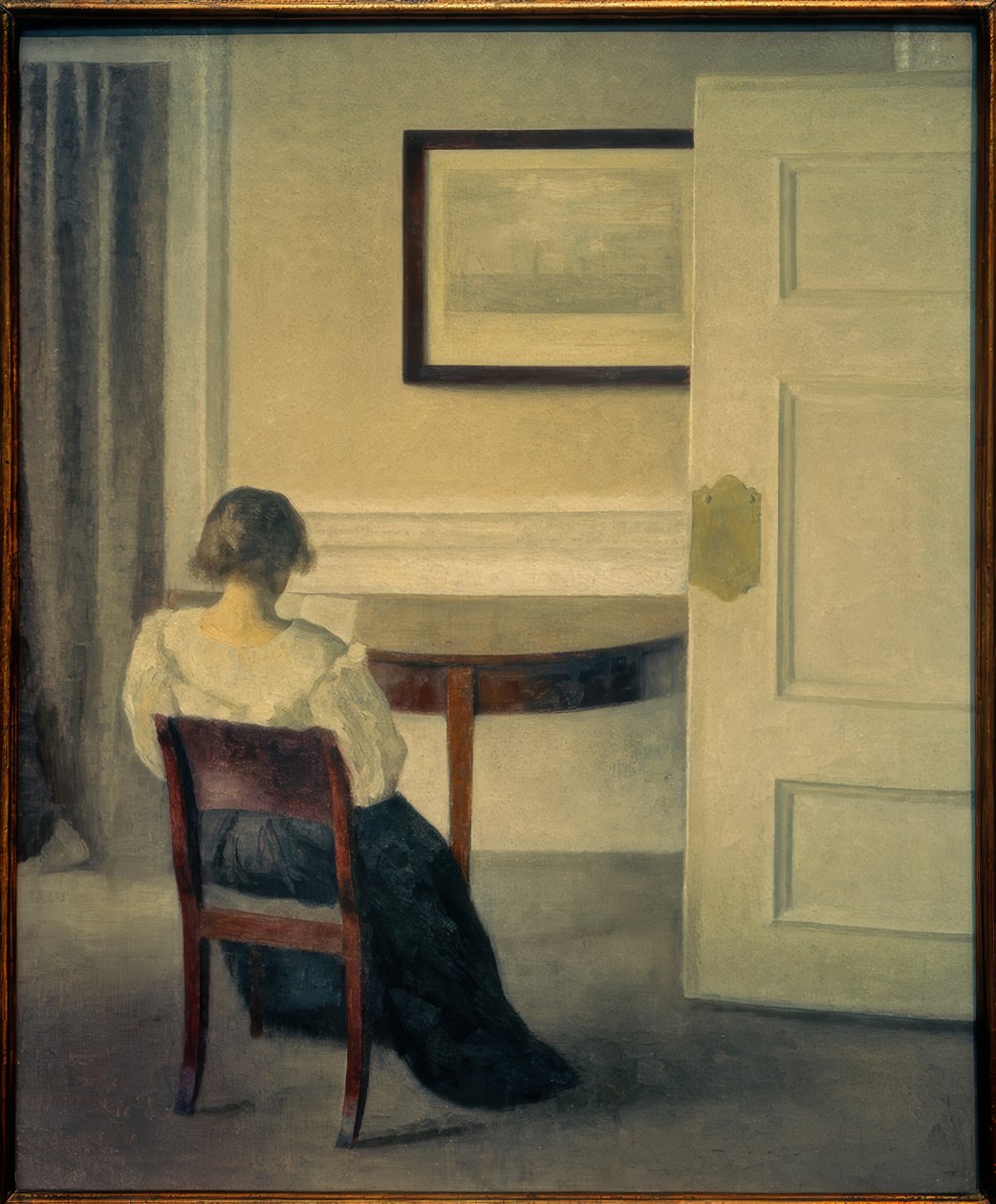 Interiér, 1893 od Vilhelm Hammershoi