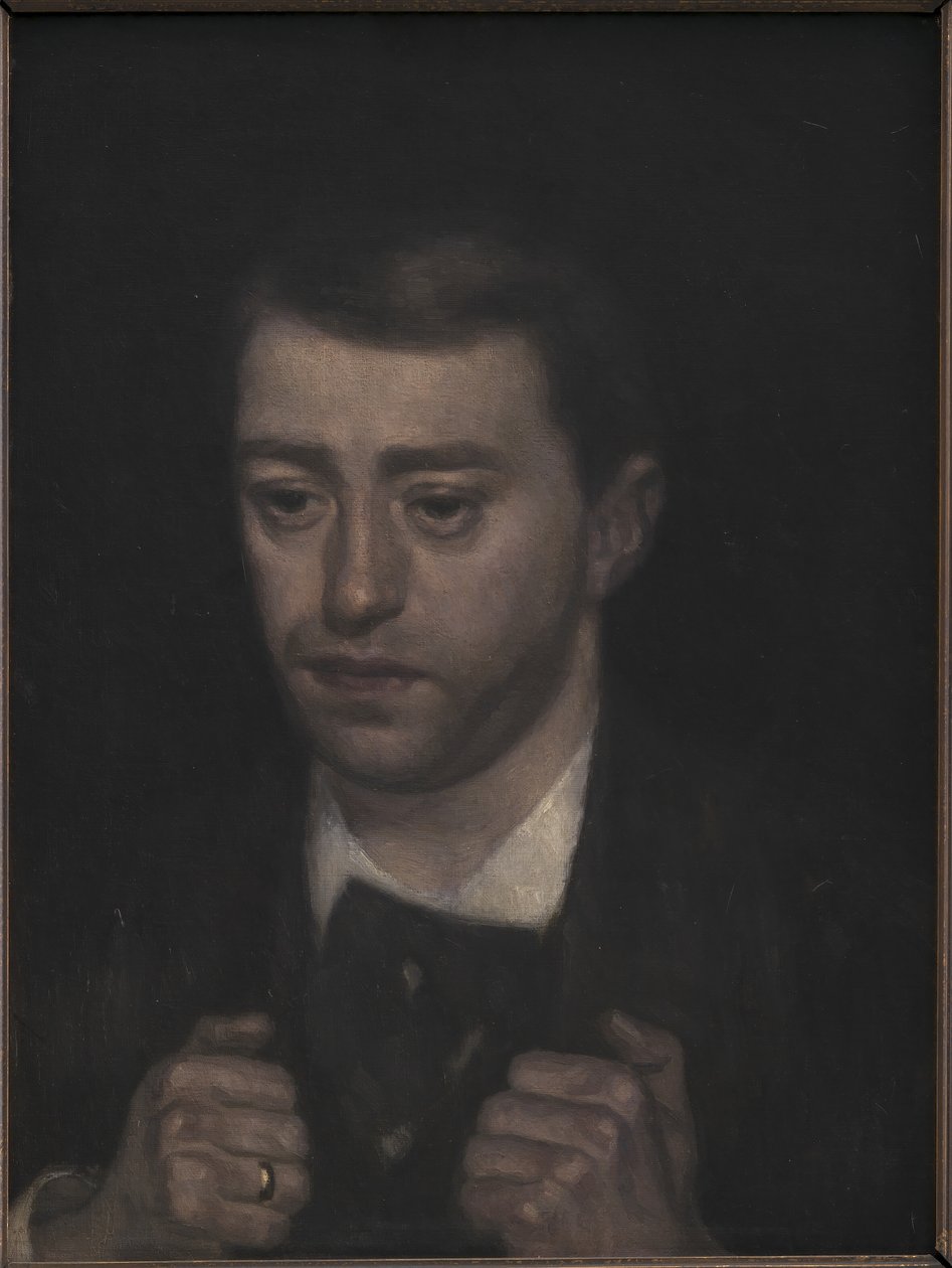 Skladatel Fini Henriques od Vilhelm Hammershøi