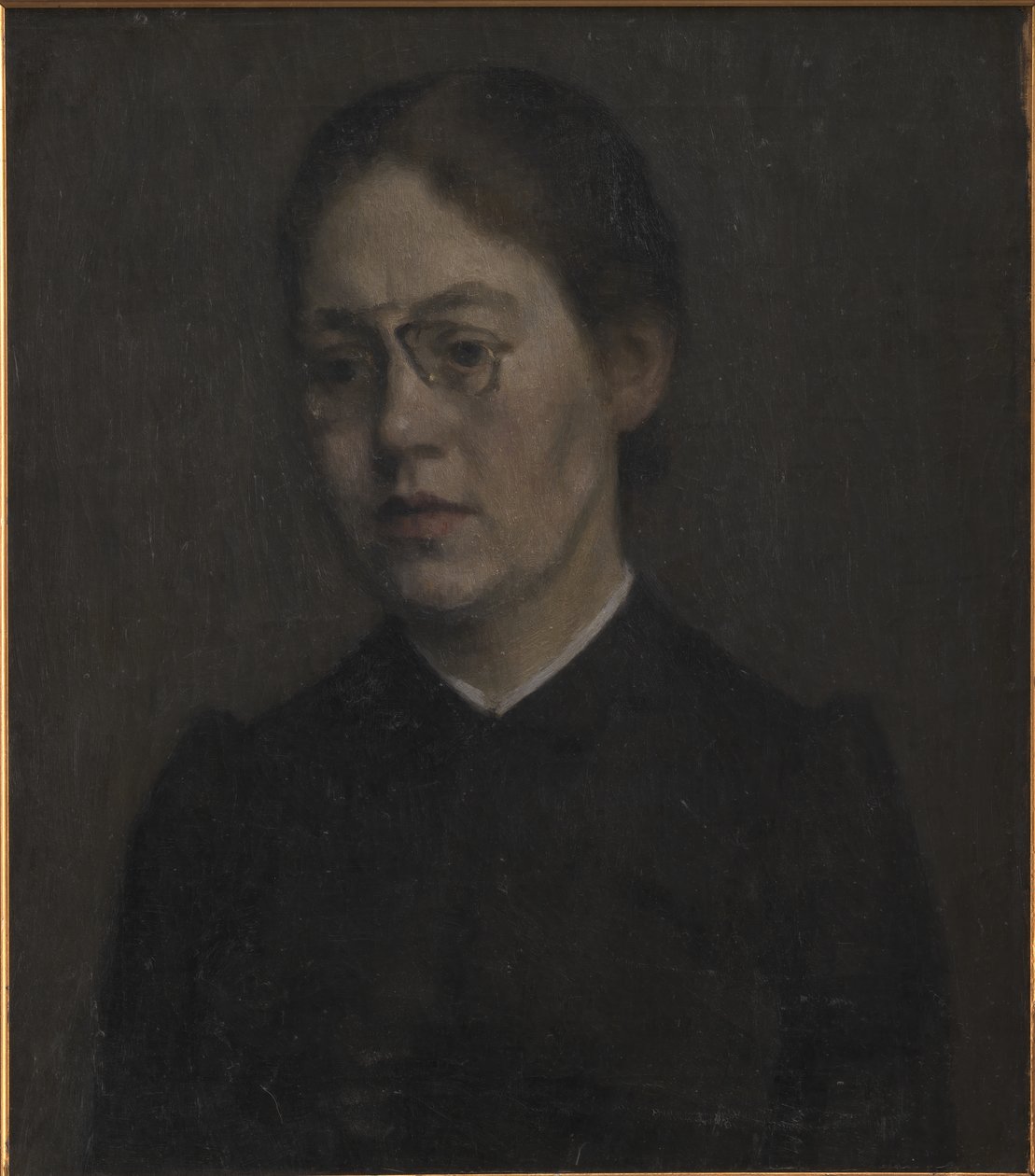 Malířka Elisabeth Wandel od Vilhelm Hammershøi