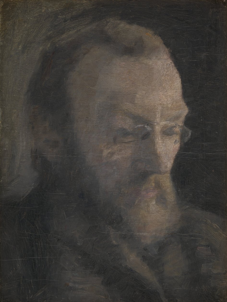 Historik umění Karl Madsen, pozdější ředitel Statens Museum for Kunst od Vilhelm Hammershøi