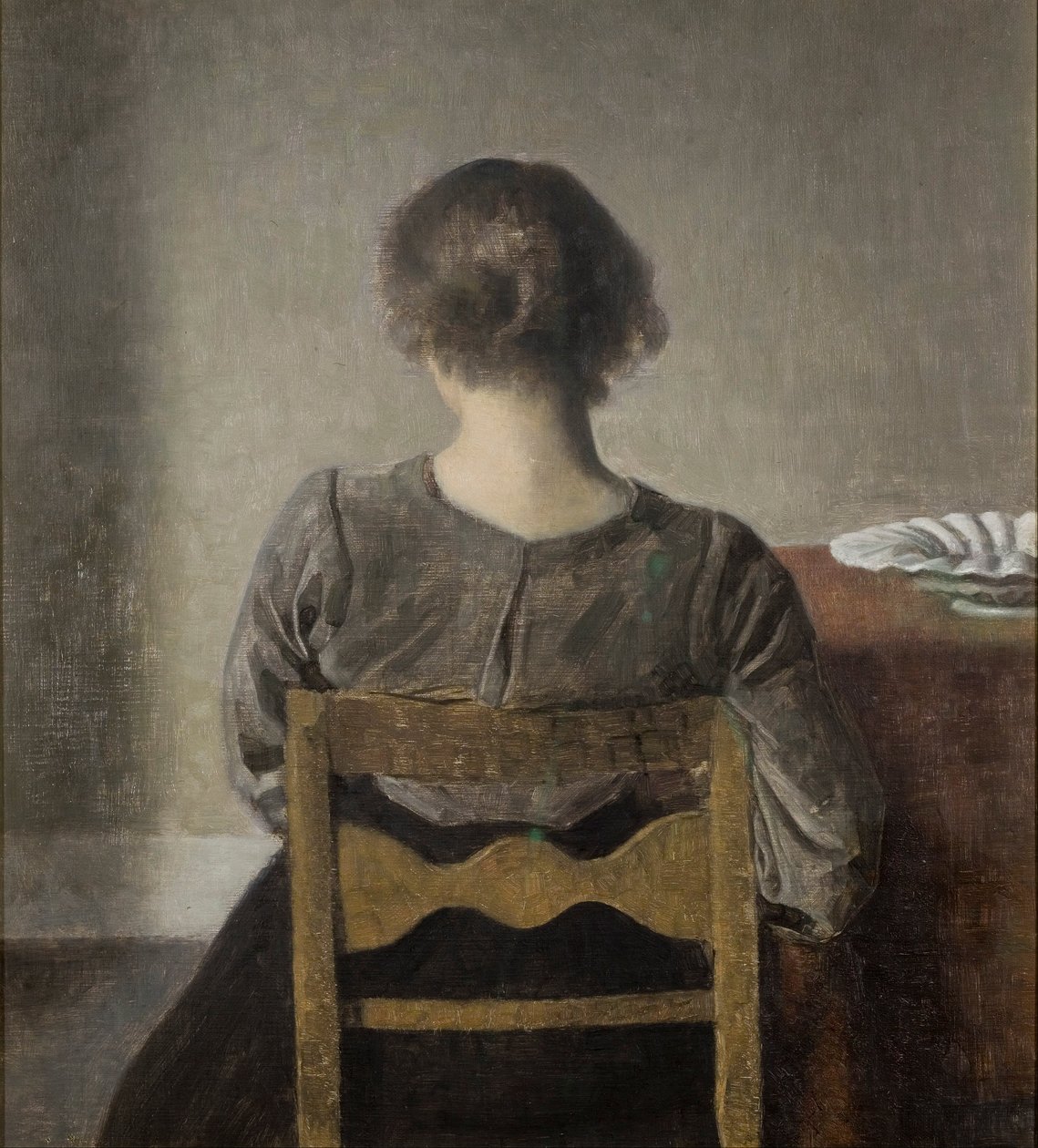 Odpočinek od Vilhelm Hammershøi