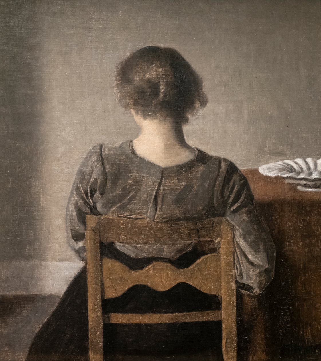 Hvile zvaný též Repos od Vilhelm Hammershoi