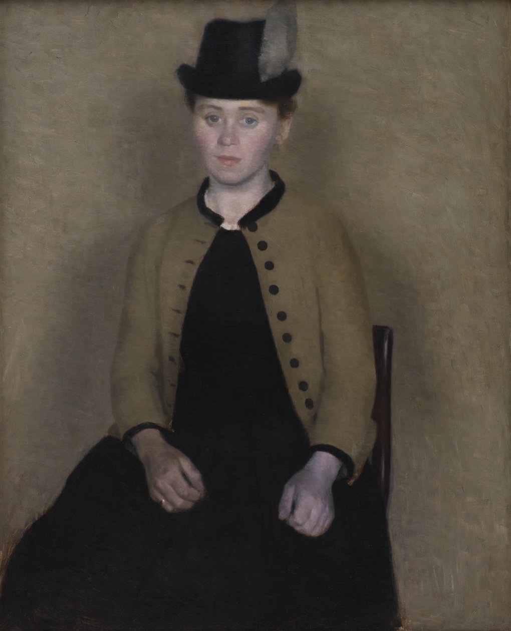 Ida Ilsted, později Umělcova žena od Vilhelm Hammershøi