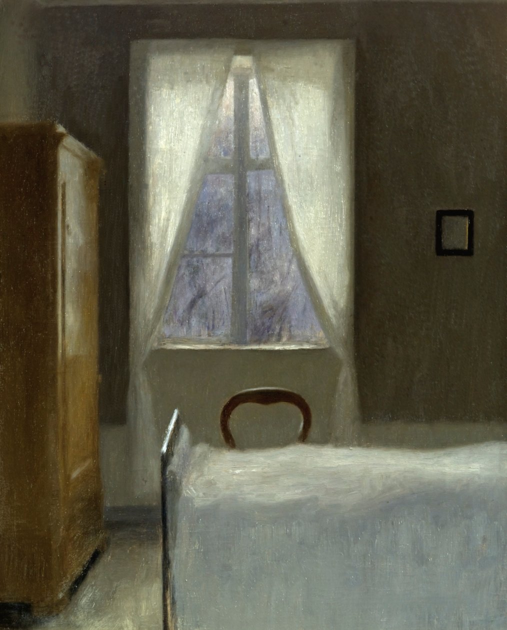 Uvnitř od Vilhelm Hammershoi