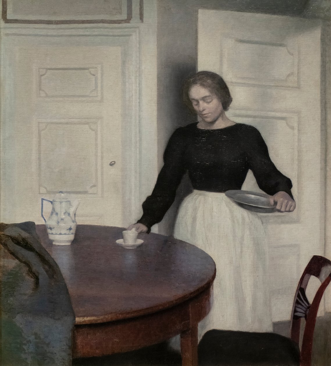 Interiér, Strandgade 30, detail, 1899 od Vilhelm Hammershoi