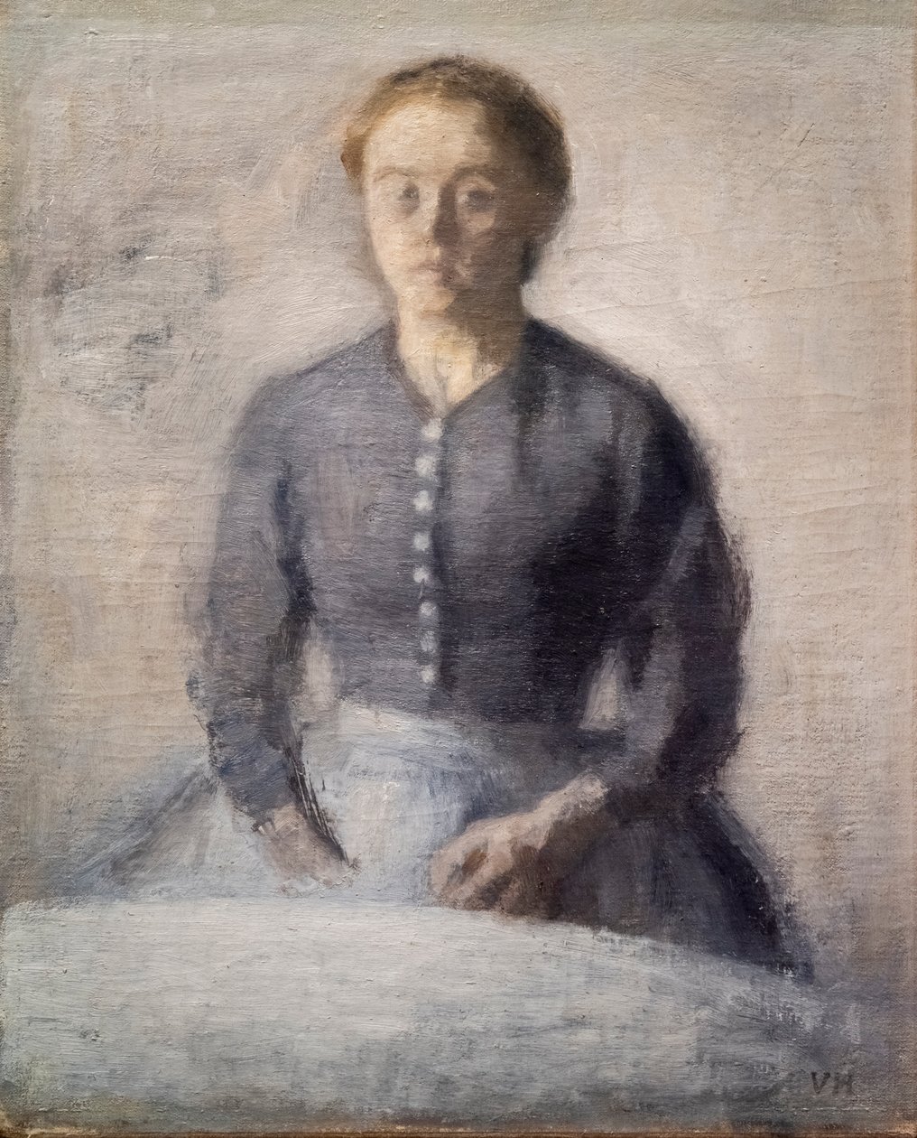 Portrét Idy od Vilhelm Hammershoi