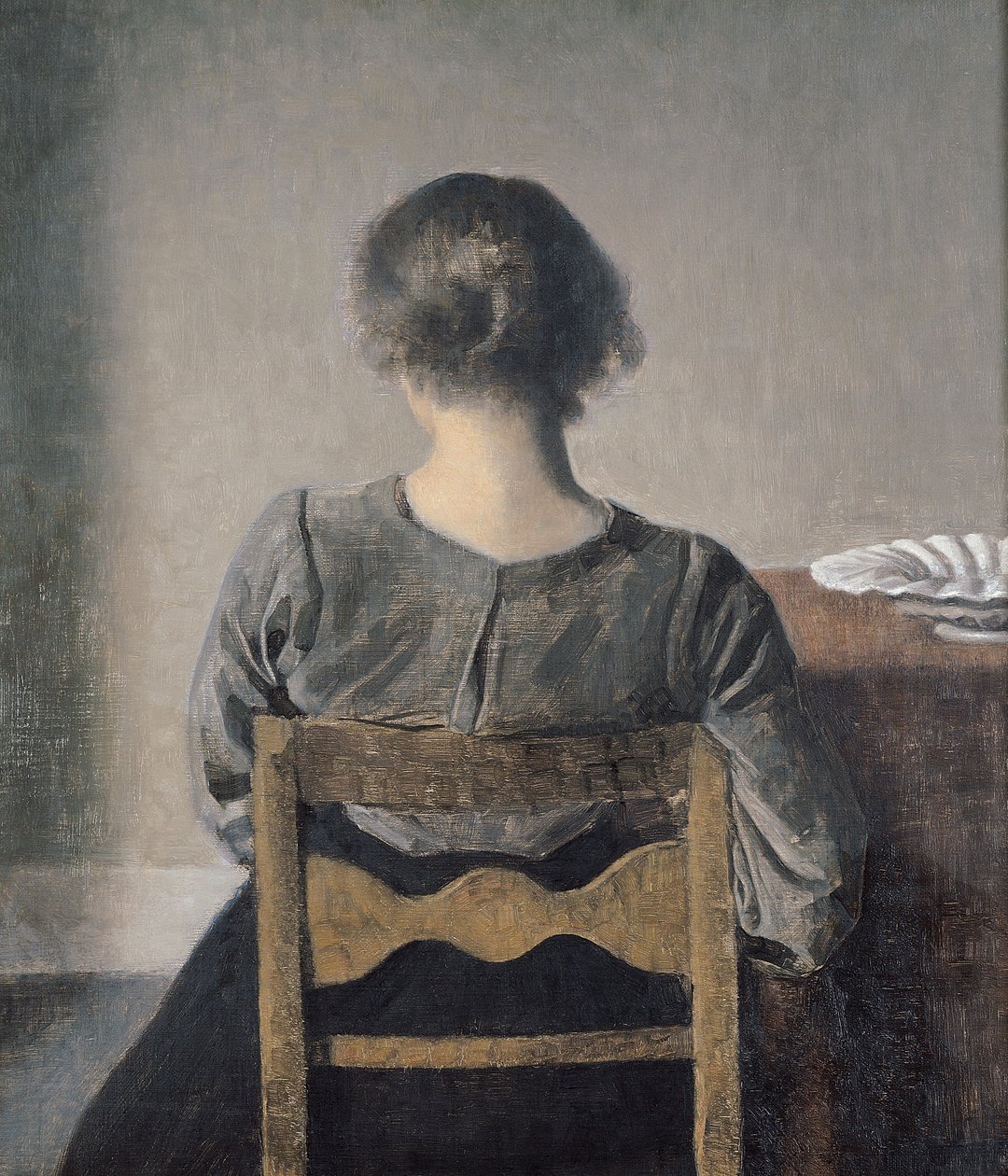 Odpočinek od Vilhelm Hammershoi
