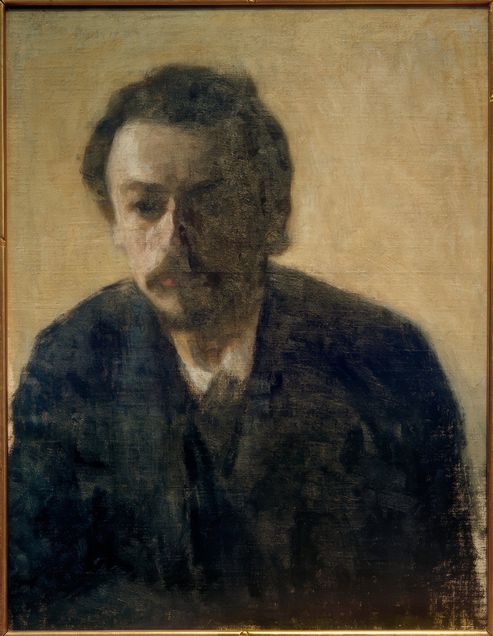 Autoportrét V. Hammershöi, 1891 od Vilhelm Hammershoi