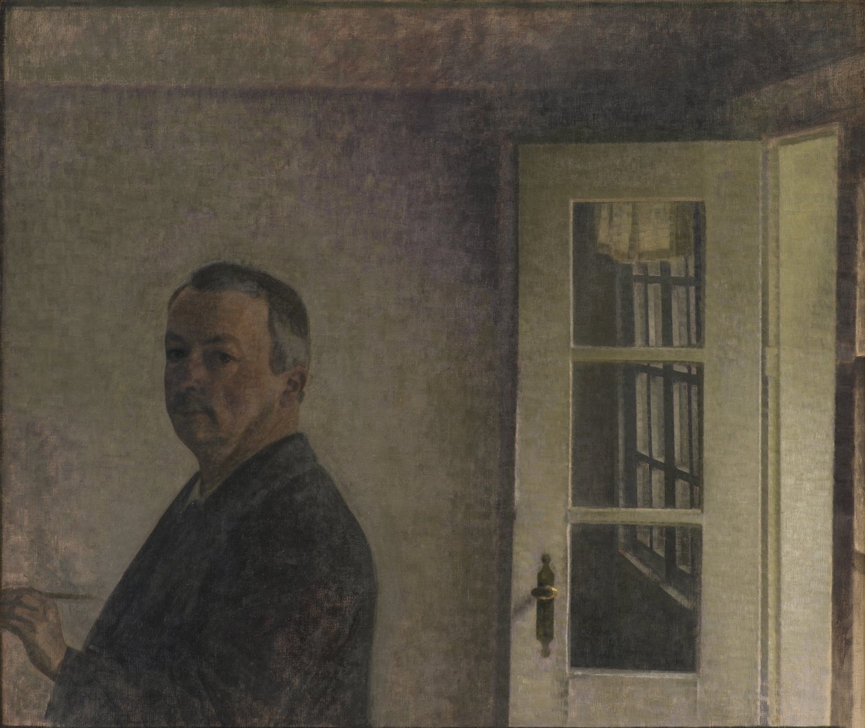Autoportrét od Vilhelm Hammershoi