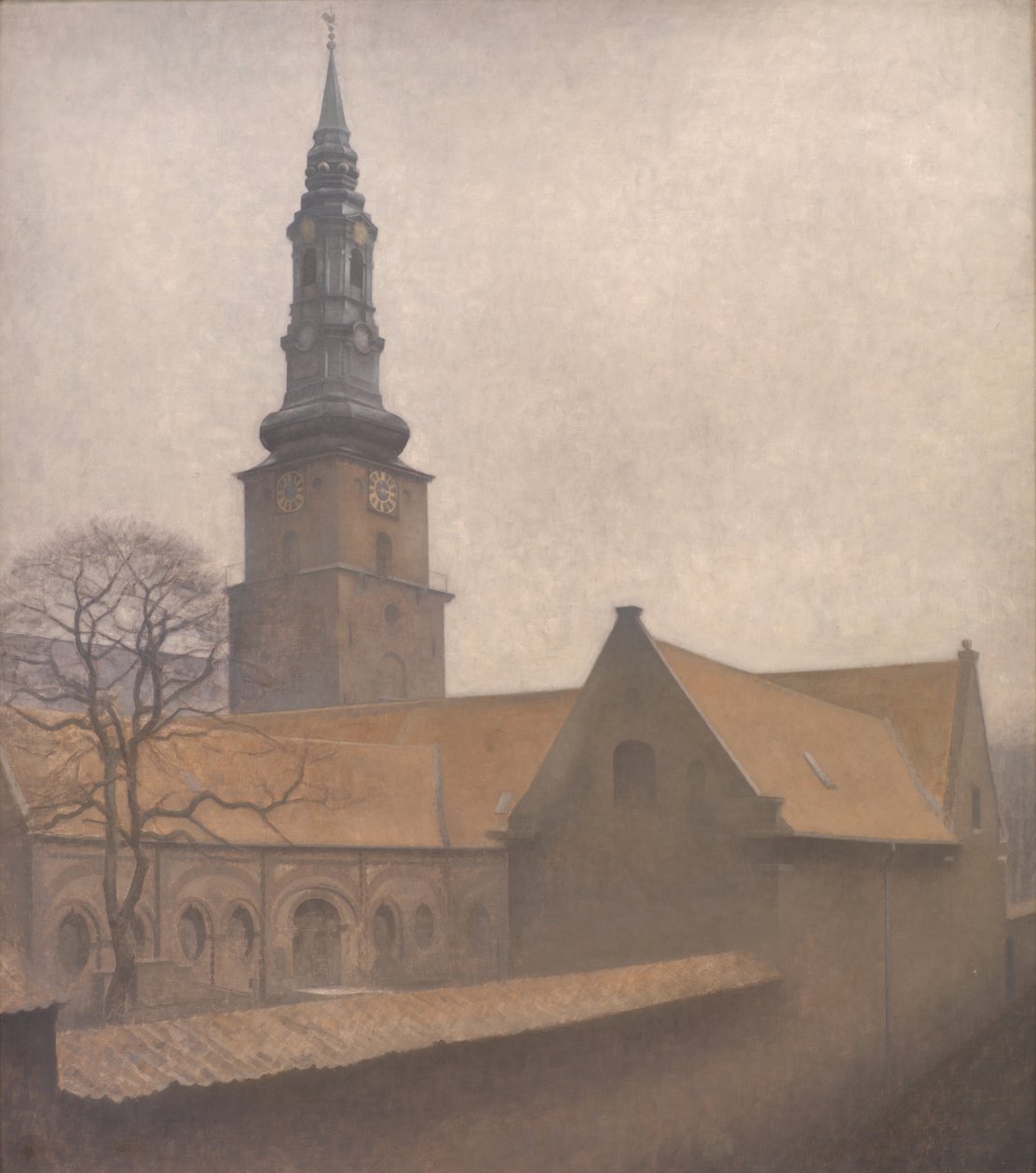 Kostel svatého Petra, Kodaň od Vilhelm Hammershøi