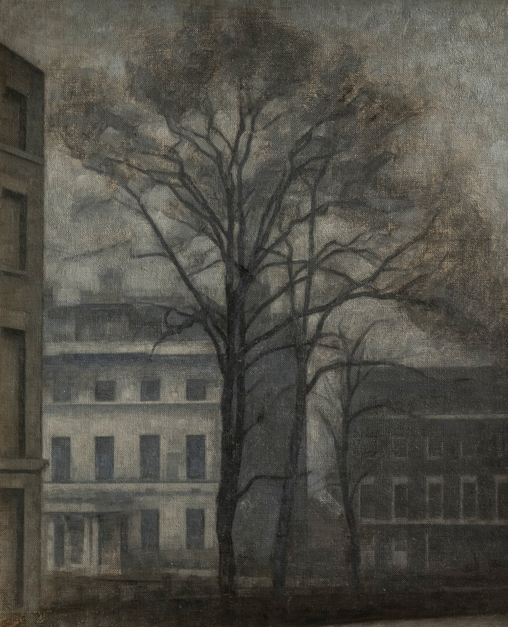 Židovská škola na Guilford Street, Londýn od Vilhelm Hammershoi