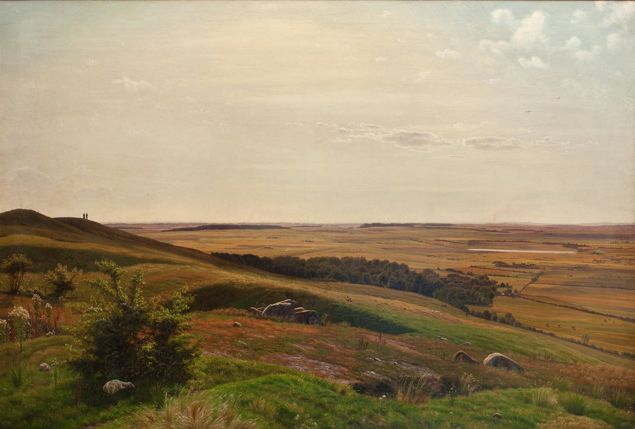 Horská skluzavka poblíž Horsens. Odpoledne od Vilhelm Kyhn