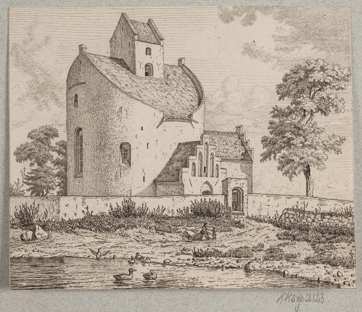 kostel Bjernede od Vilhelm Kyhn