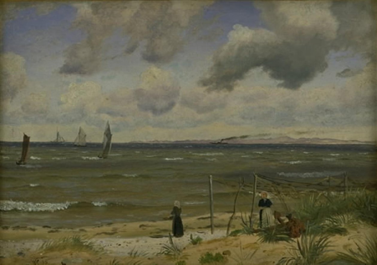 Hornbæk Strand na severu Sealandu od Vilhelm Kyhn