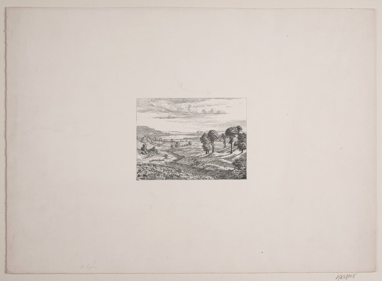Krajina z oblasti Himmelbjerg od Vilhelm Kyhn